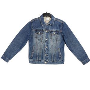 Gap Boyfriend Button Front Denim Jacket